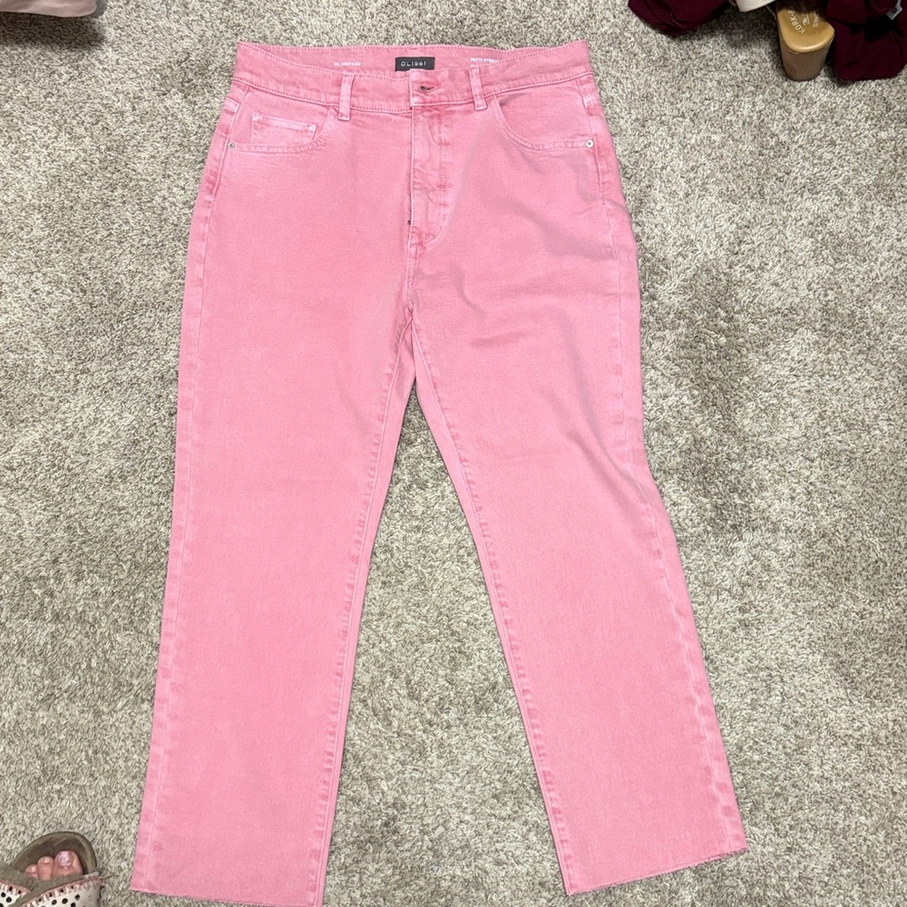 DL1961 Women's High Rise Jeans in Flamingo